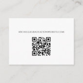 Afstudeerfeest Botanische Zonnebloem Informatiekaartje (Achterkant)