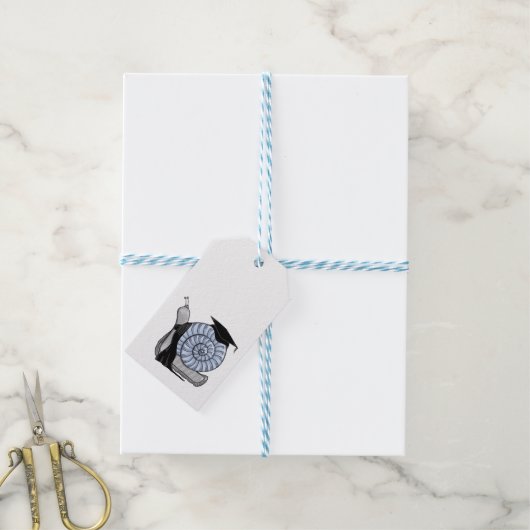 Afstudeerfeest cadeaulabel (Met Touw)