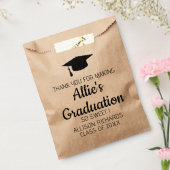 Afstudeerfeest Congrat Afstudeerder Senior Class v Bedankzakje (Gezegeld)