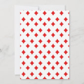 Afstudeerfeest Diamond Spelen Kaart Vegas Uitnodig (Achterkant)