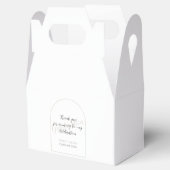 Afstudeerfeest | Elegant Schrift Bedankdoosjes (Geopend)