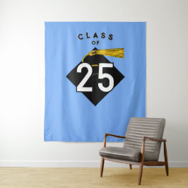 Afstudeerfeest Foto achtergrond Wandkleed