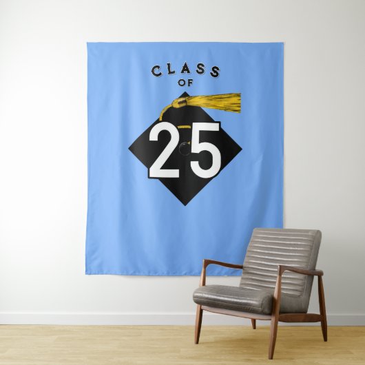 Afstudeerfeest Foto achtergrond Wandkleed (In situ)