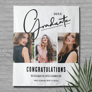 Afstudeerfeest Fotocabine Achtergrond Wandkleed