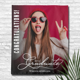 Afstudeerfeest Fotocabine Achtergrond Wandkleed