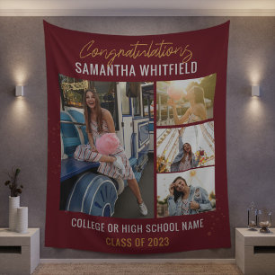 Afstudeerfeest Foto's Bordeaux 2026 Achtergrond Wandkleed