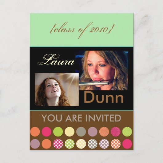 Afstudeerfeest, foto's briefkaarten (Voorkant)