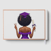 Afstudeerfeest gastenboek - beste wensen voor Afst (Achterkant)