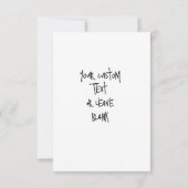 Afstudeerfeest Gepersonaliseerd Save the Date Kaar Bedankkaart (Achterkant)