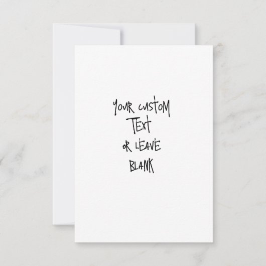 Afstudeerfeest Gepersonaliseerd Save the Date Kaar Bedankkaart (Achterkant)