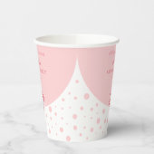 Afstudeerfeest Girly Bubble in Roze Papieren Bekers (Links)