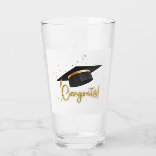 Afstudeerfeest Glas (Achterkant)