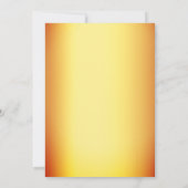 Afstudeerfeest gouden boog meisje kaart (Achterkant)