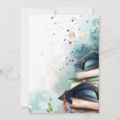 Afstudeerfeest I Waterverf 2 Kaart (Achterkant)