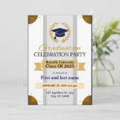 AFSTUDEERFEEST KAART (Staand voorkant)