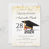 Afstudeerfeest  kaart (Voorkant)