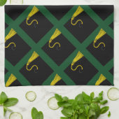 Afstudeerfeest keukenhanddoek (Gevouwen)