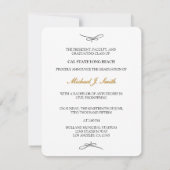 Afstudeerfeest klas van 2015 Hoge School / Univers Aankondiging (Achterkant)