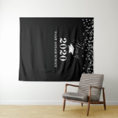 Afstudeerfeest KLAS VAN 2020 Confetti Foto Achterg Wandkleed (In Situ (horizontaal))