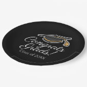 Afstudeerfeest - Klasse Jaar Decoraties Papieren Bordje (Gekanteld)