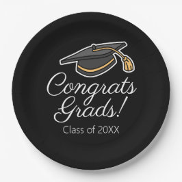 Afstudeerfeest - Klasse Jaar Decoraties Papieren Bordje