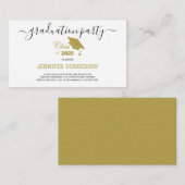 Afstudeerfeest Klasse van 2025 Informatiekaartje (Voorkant / Achterkant)