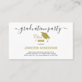 Afstudeerfeest Klasse van 2025 Informatiekaartje (Voorkant)