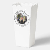 Afstudeerfeest Klassieke Stijl Popcorn Bedankdoosjes (Voorkant)