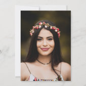 Afstudeerfeest Luau Ananas Tropische Uitnodiging (Achterkant)