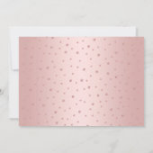 Afstudeerfeest met foto - Roos Gold Black Kaart (Achterkant)