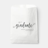 Afstudeerfeest Modern Elegant Bedankzakje (Voorkant)