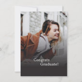 Afstudeerfeest Multi Photo QR Code Afstudeerder 20 Kaart (Achterkant)