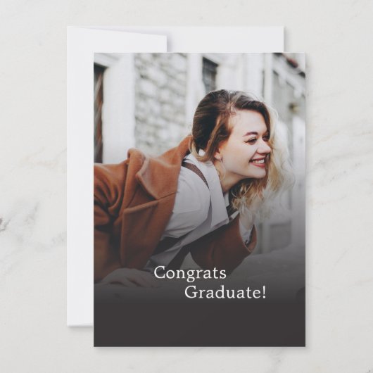 Afstudeerfeest Multi Photo QR Code Afstudeerder 20 Kaart (Achterkant)