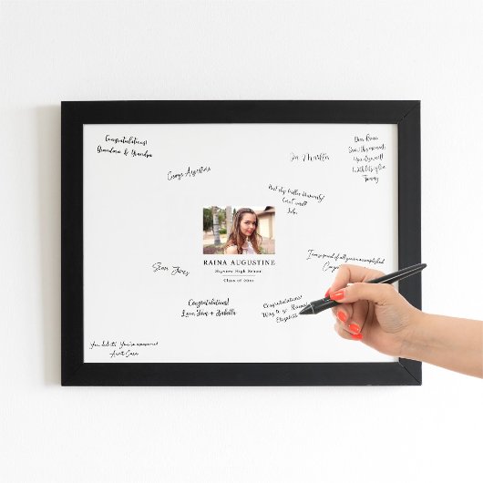 Afstudeerfeest Ondertekening Gastenboek Alternatie Foto Afdruk