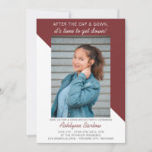 Afstudeerfeest Open Huis 2024 Foto Maroon Kaart (Voorkant)