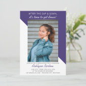 Afstudeerfeest Open Huis 2024 Foto Paarse Kaart (Staand voorkant)