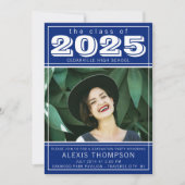 Afstudeerfeest Open Huis 2025 Foto Blauw Kaart (Voorkant)