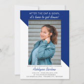 Afstudeerfeest Open Huis 2025 Foto Blauw Kaart (Voorkant)