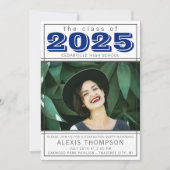 Afstudeerfeest Open Huis 2025 Foto Blauw Kaart (Voorkant)