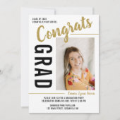 Afstudeerfeest Open Huis 2025 Foto Goud Kaart (Voorkant)