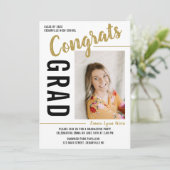 Afstudeerfeest Open Huis 2025 Foto Goud Kaart (Staand voorkant)