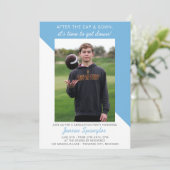 Afstudeerfeest Open Huis 2025 Foto Lichtblauw Kaart (Staand voorkant)