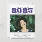 Afstudeerfeest Open Huis 2025 Foto Paarse Kaart (Voorkant)