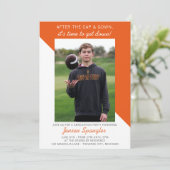 Afstudeerfeest Open Huis 2025 Fotouitnodiging Kaart (Staand voorkant)