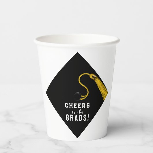 Afstudeerfeest papieren bekers (Achterkant)