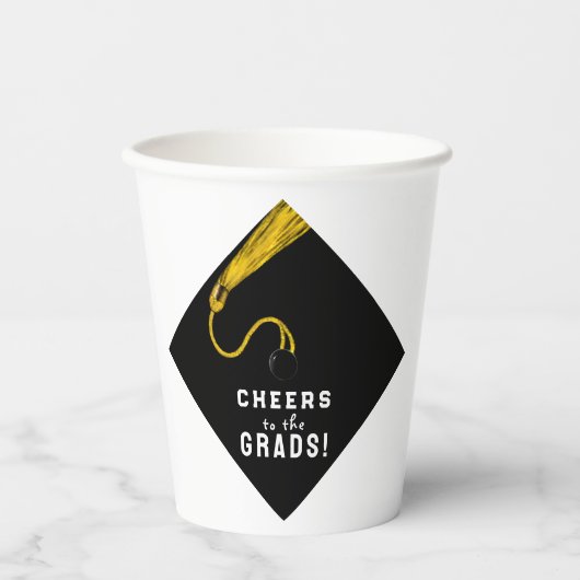 Afstudeerfeest papieren bekers (Voorkant)