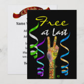 Afstudeerfeest per SRF Kaart (Voorkant / Achterkant)