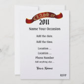 Afstudeerfeest per SRF Kaart (Achterkant)