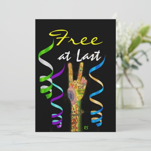 Afstudeerfeest per SRF Kaart (Staand voorkant)