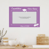 Afstudeerfeest Prop Foto Booth Frame Poster (Keuken)